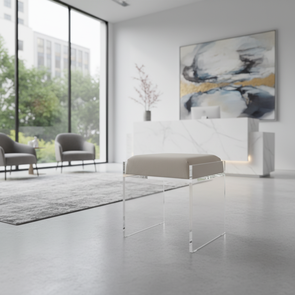 Clear Acrylic Accent Chair