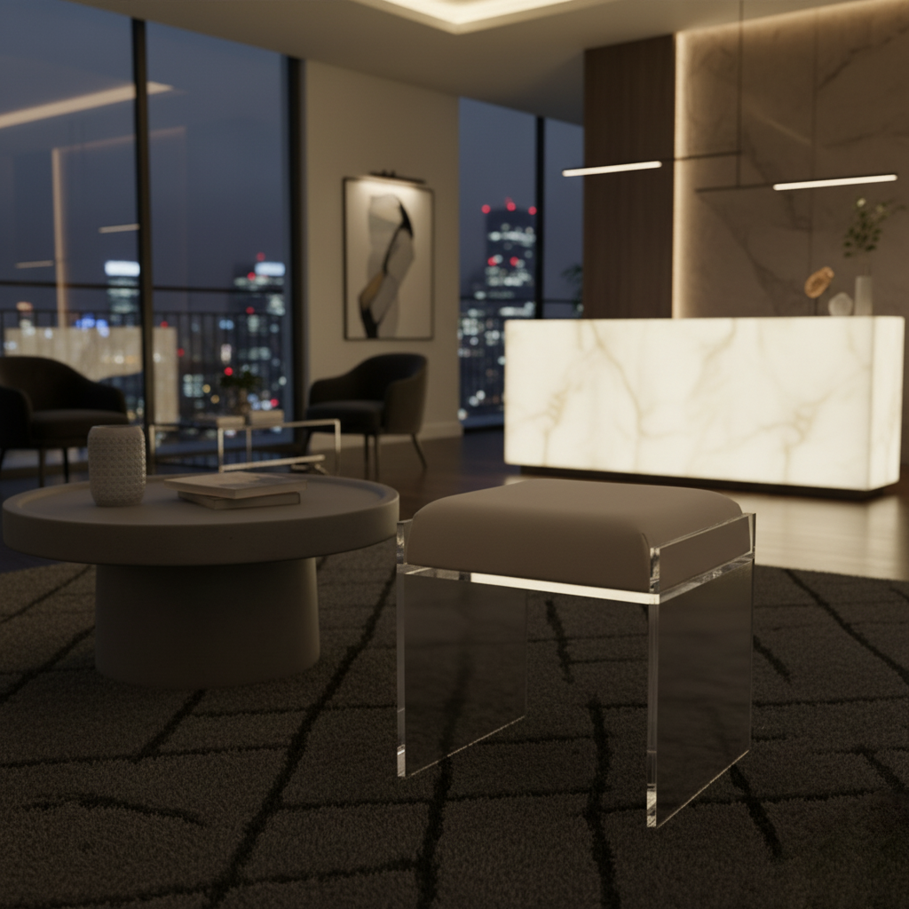 Clear Acrylic Accent Chair