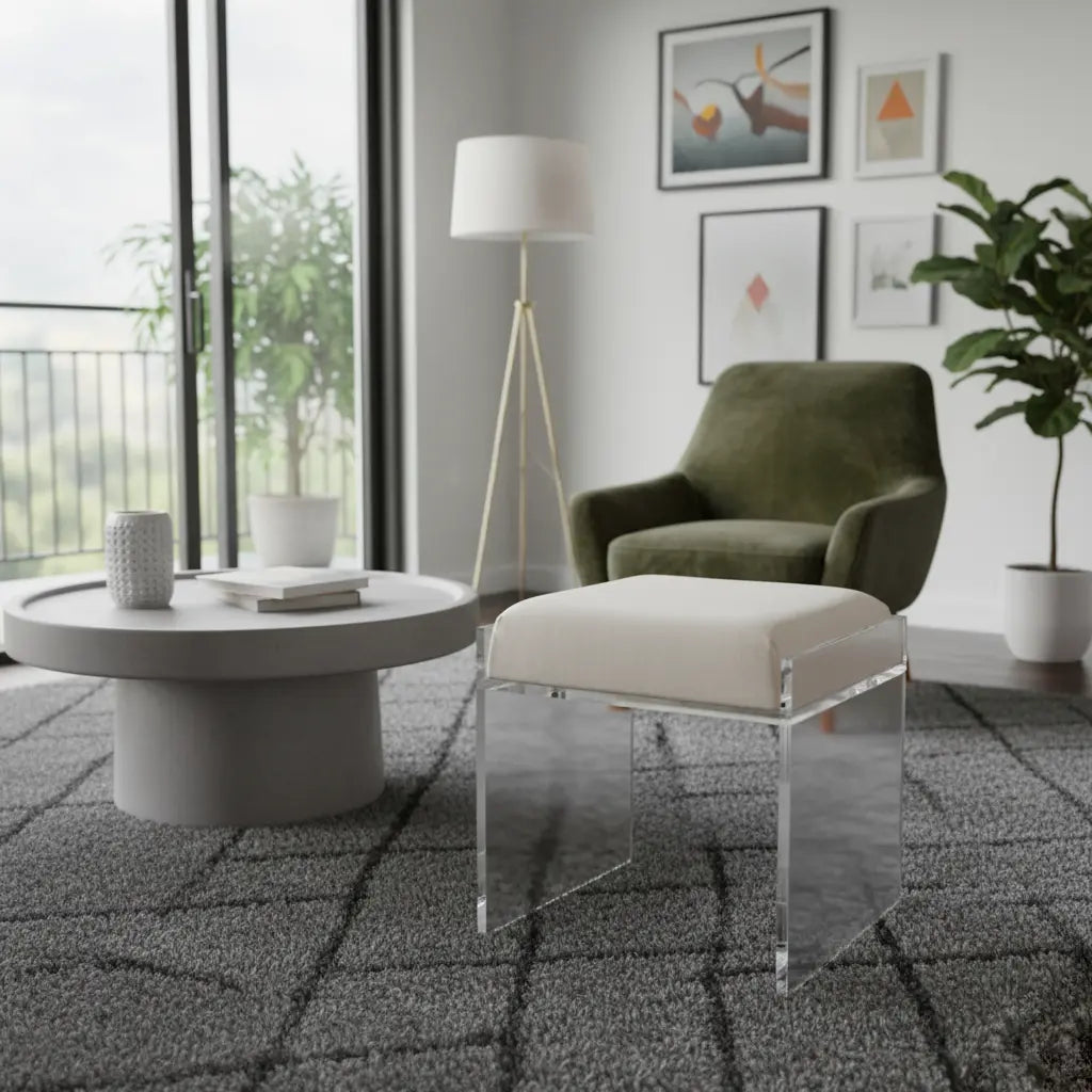 Clear Acrylic Accent Chair – Modern Style