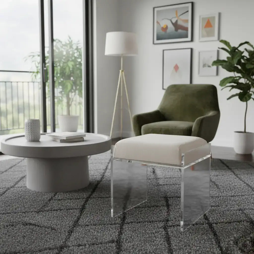 Clear Acrylic Accent Chair – Modern Style