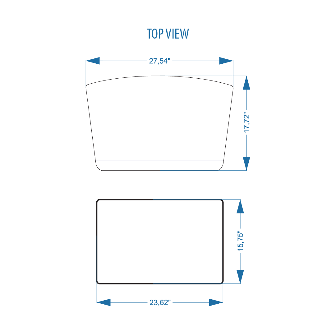 Acrylic Podium AT01 – Clear Mobile Acrylic Podium Lectern for Events & Churches