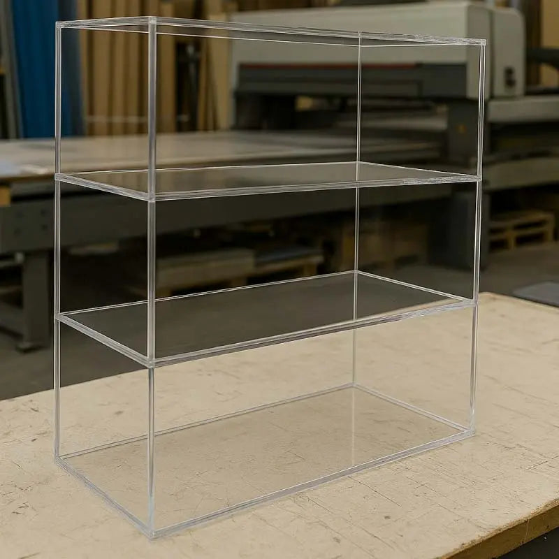 Acrylic Display Box with Base – Clear Protective Showcase