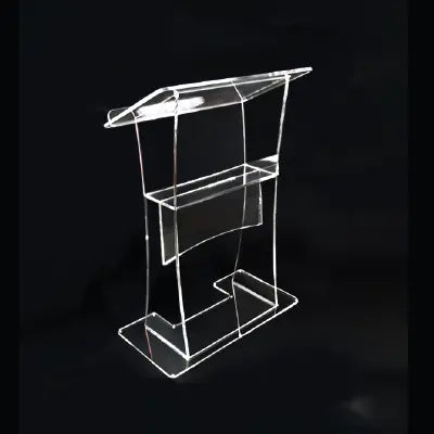 Acrylic Podium AT11 – Premium Frosted Acrylic Lectern for Events South Florida Acrylics