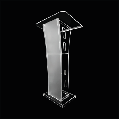 Acrylic Podium AT13 for Elegant, Modern Professional Presentations South Florida Acrylics