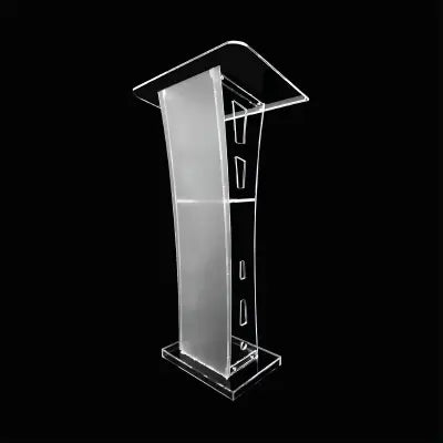 Acrylic Podium AT13 for Elegant, Modern Professional Presentations South Florida Acrylics
