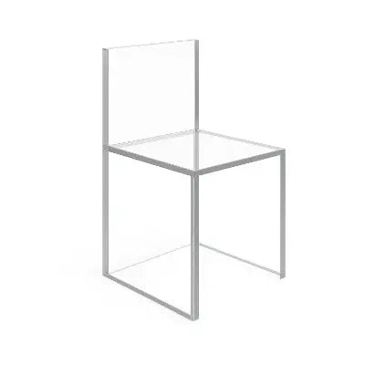 Acrylic Side Chair – Modern Clear Seating