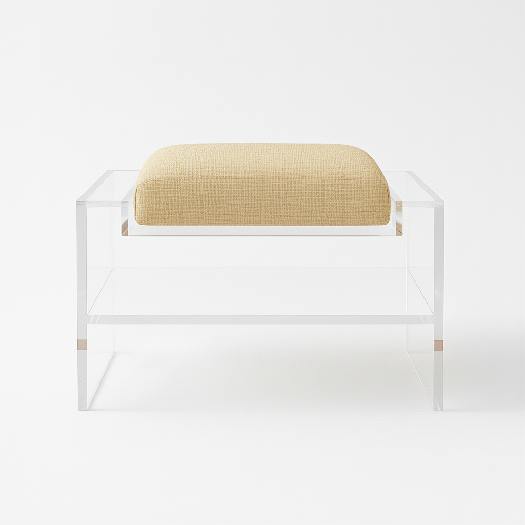 Modern Clear Acrylic Accent Chair