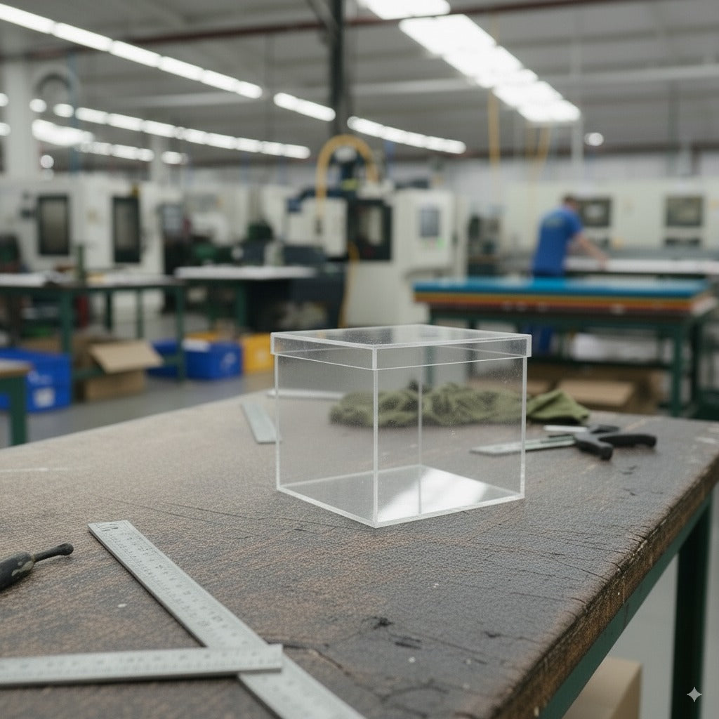 Acrylic Storage Box with Lid – Clear Organized Container South Florida Acrylics