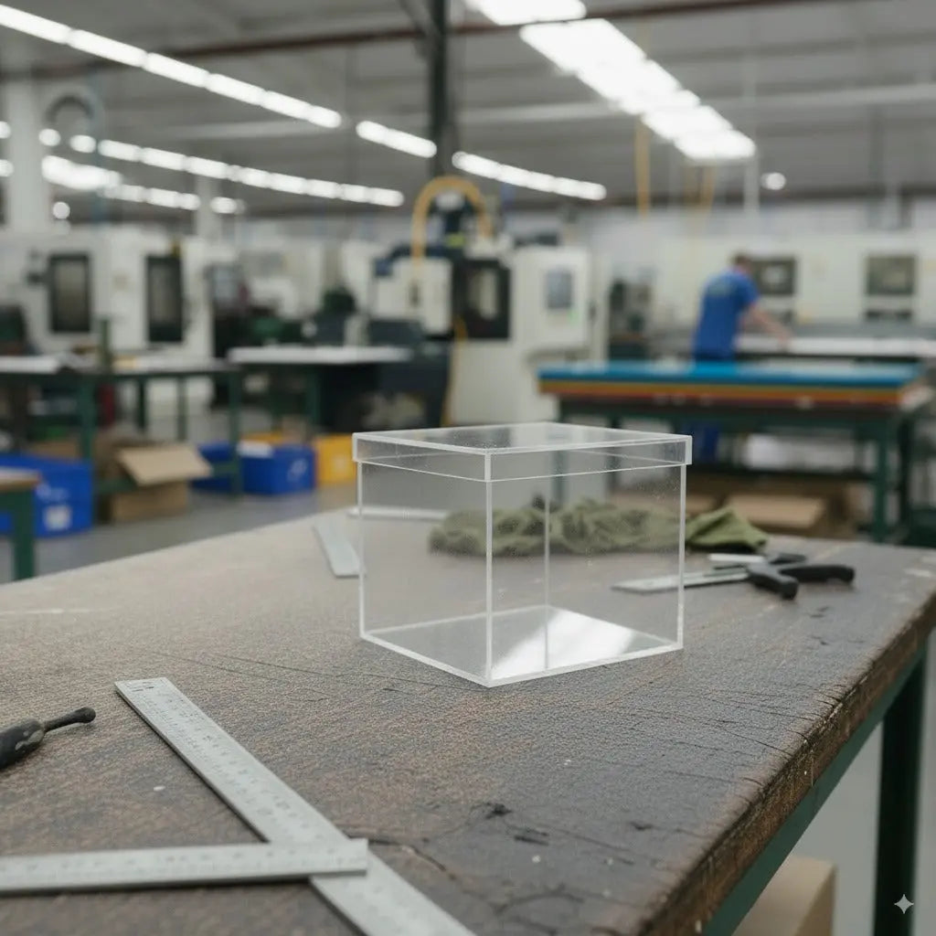 Acrylic Storage Box with Lid – Clear Organized Container South Florida Acrylics