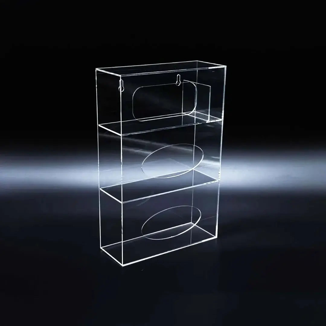 Acrylic Box Dispenser – Clear Hygienic Storage