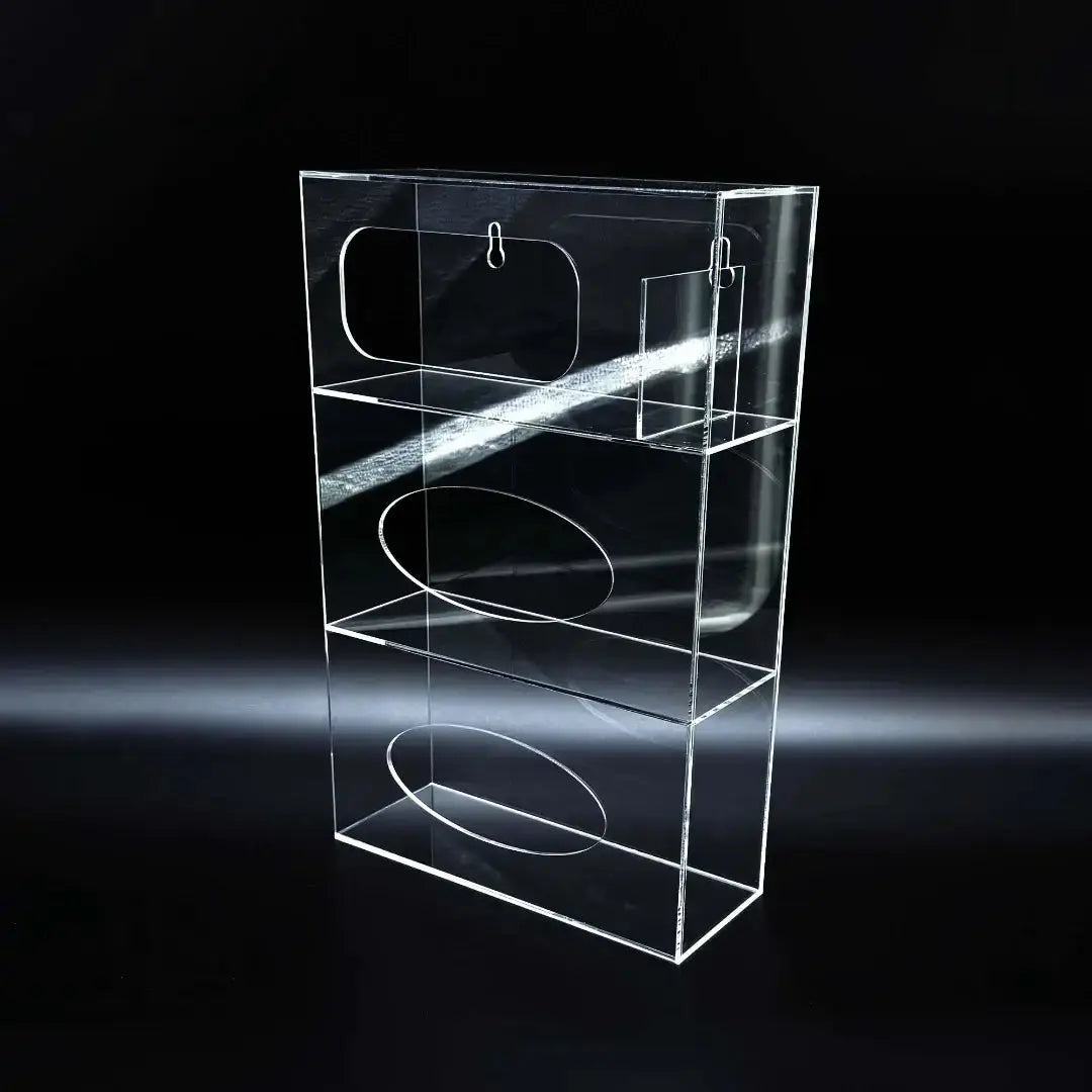Acrylic Box Dispenser – Clear Hygienic Storage