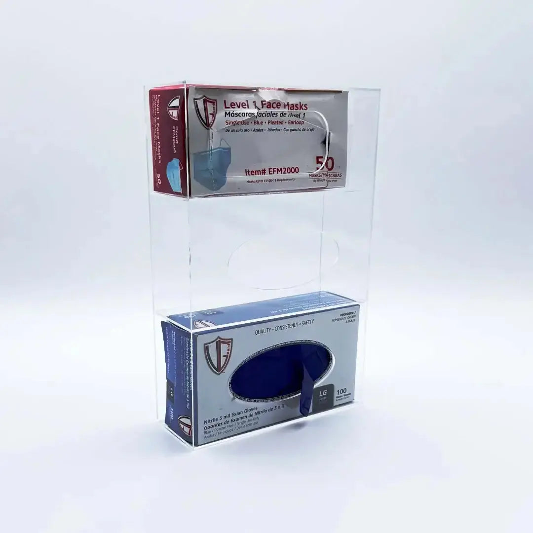 Acrylic Box Dispenser – Clear Hygienic Storage