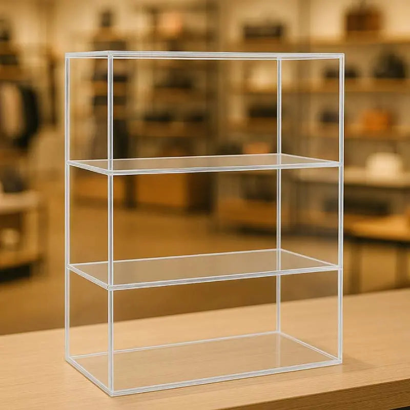 Acrylic Display Box with Base – Clear Protective Showcase