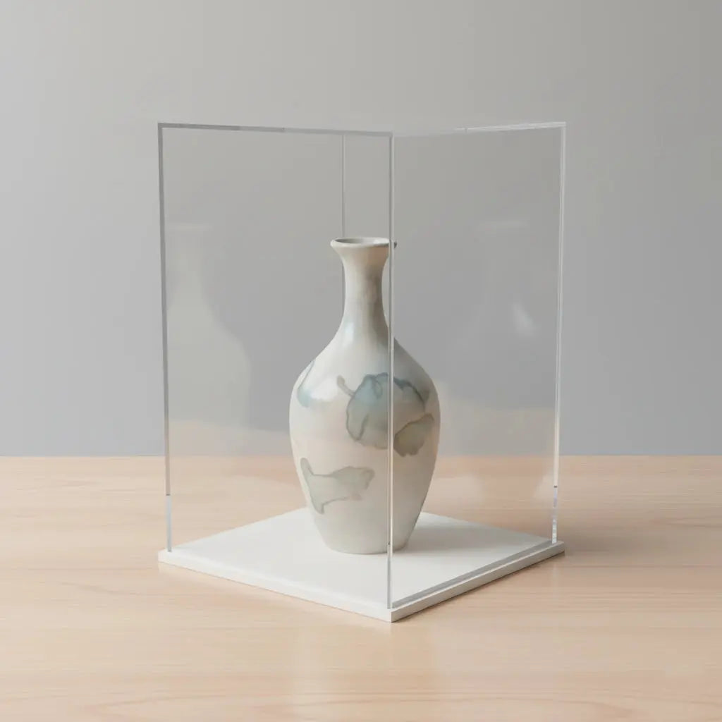 Acrylic Display Box with Base for Wall and Retail Displays