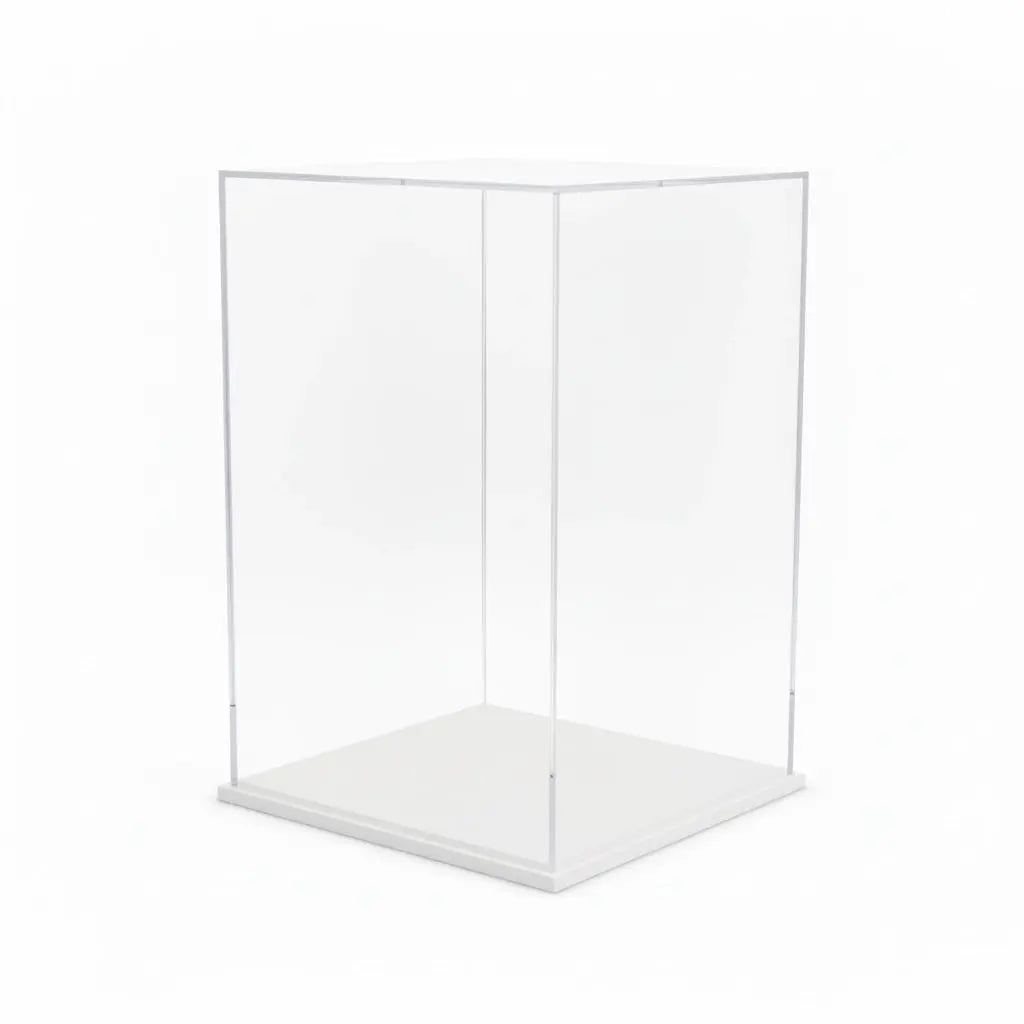 Acrylic Display Box with Base for Wall and Retail Displays
