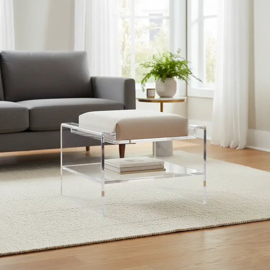 Modern Clear Acrylic Accent Chair