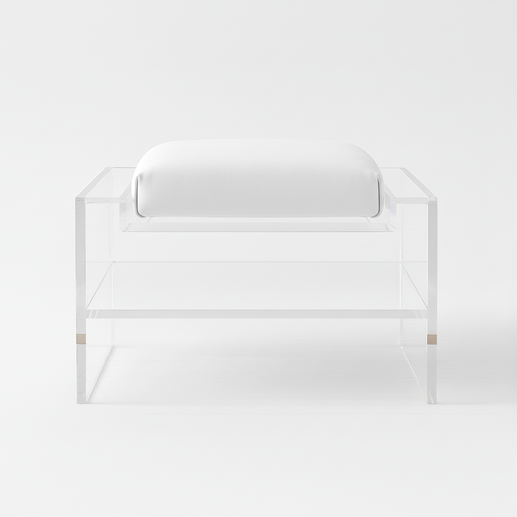 Modern Clear Acrylic Accent Chair South Florida Acrylics