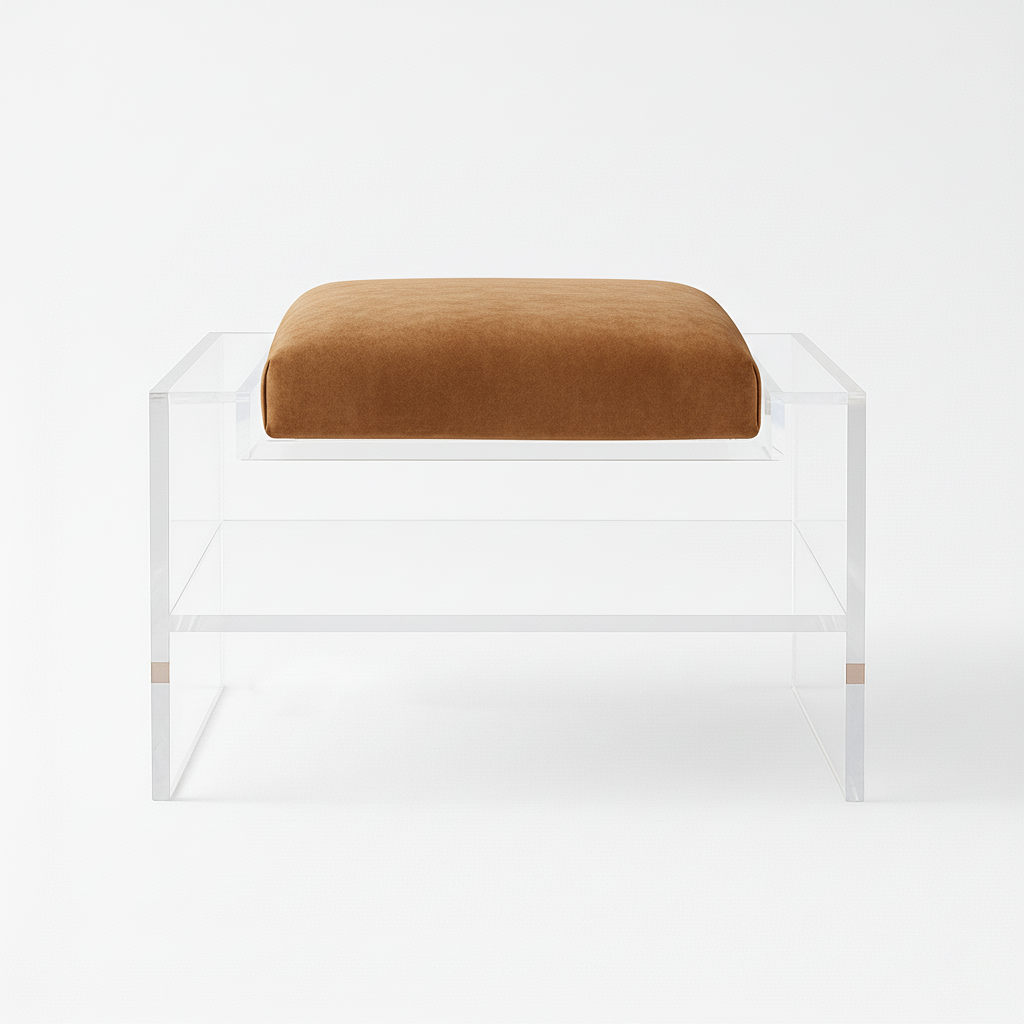 Modern Clear Acrylic Accent Chair