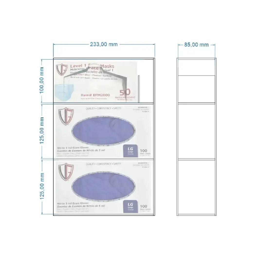 Acrylic Box Dispenser – Clear Hygienic Storage