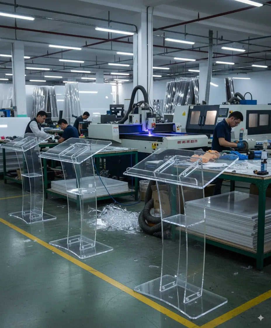 Acrylic podium AT07 South Florida Acrylics