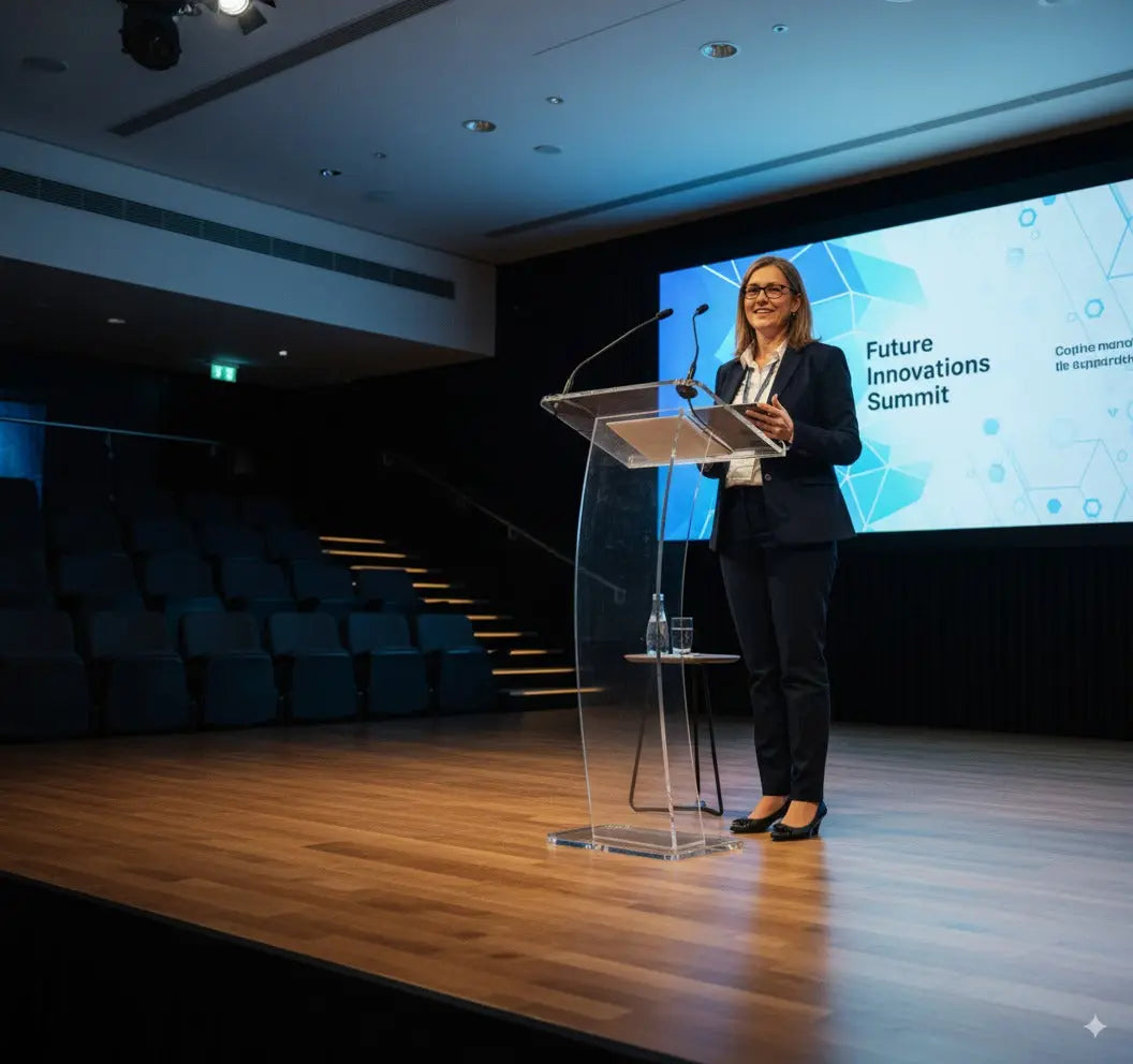 Acrylic podium AT08 South Florida Acrylics