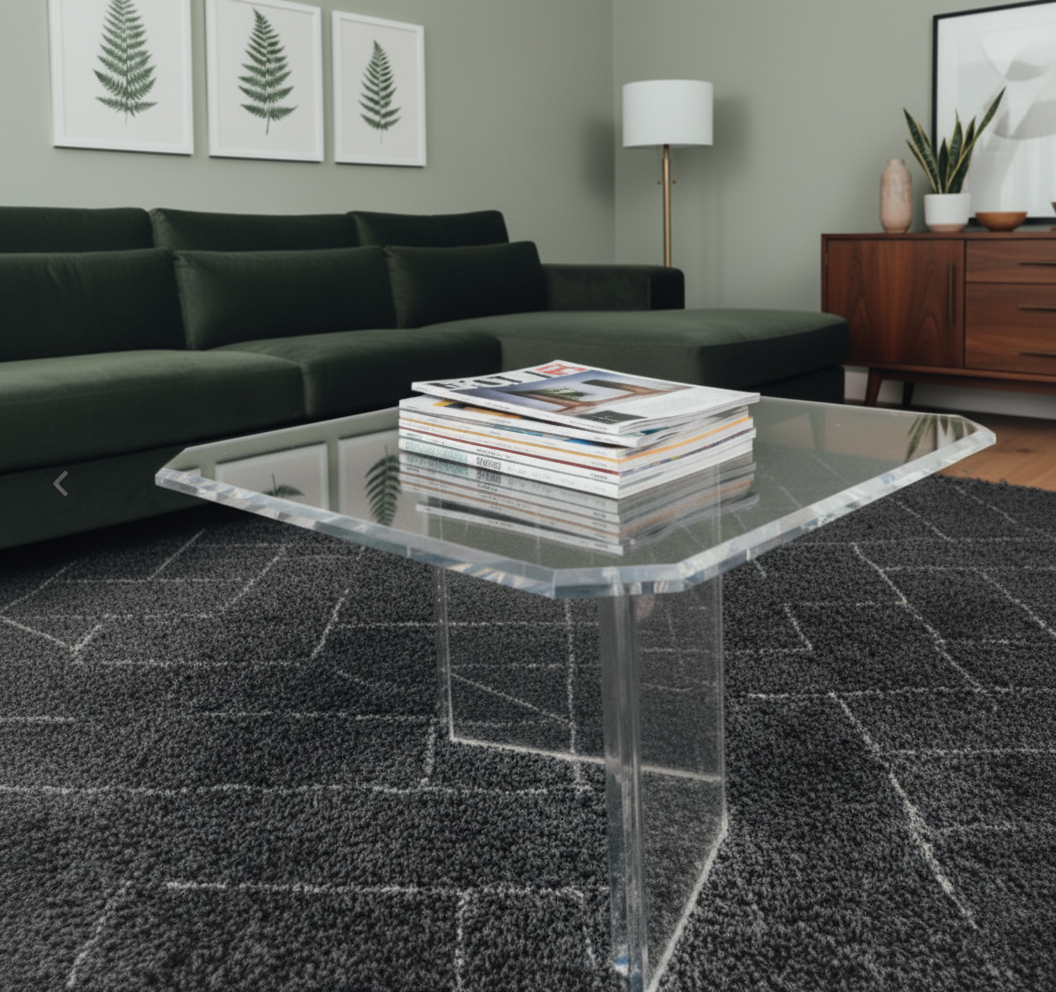 Modern Lucite Coffe Table