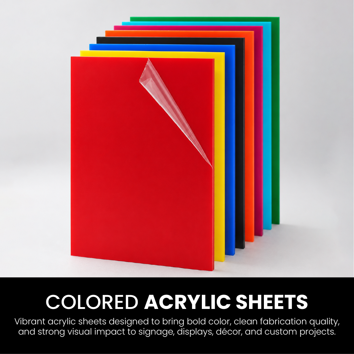 Colored Acrylic Sheet – Vibrant Premium Material