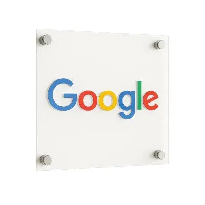 Clear Acrylic Signs for Modern and Professional Branding