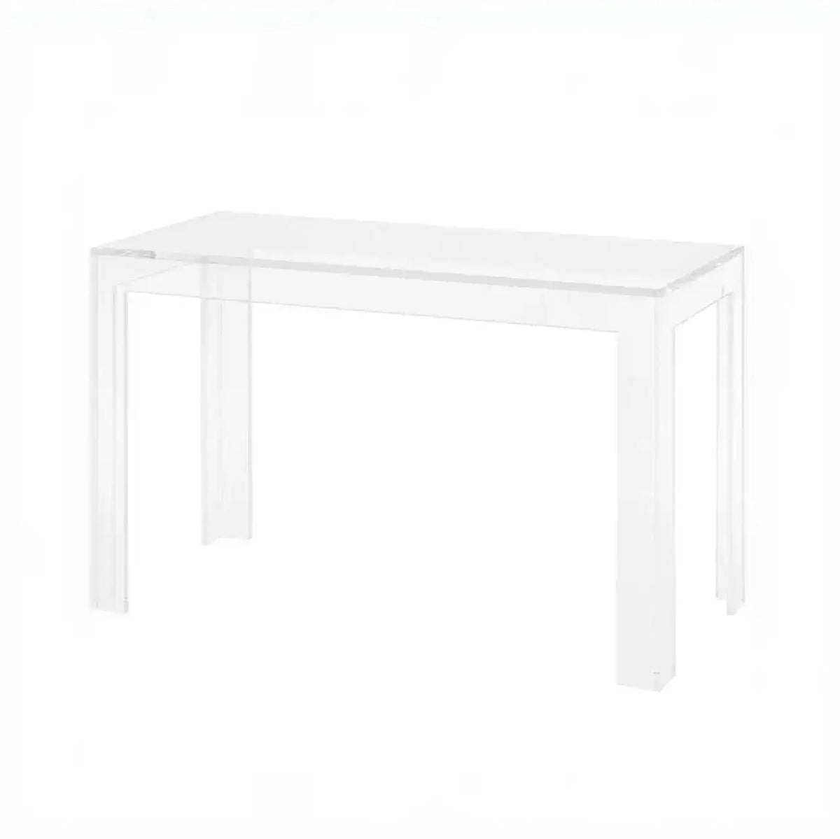 Clear Acrylic Square Leg Desk – Modern Design