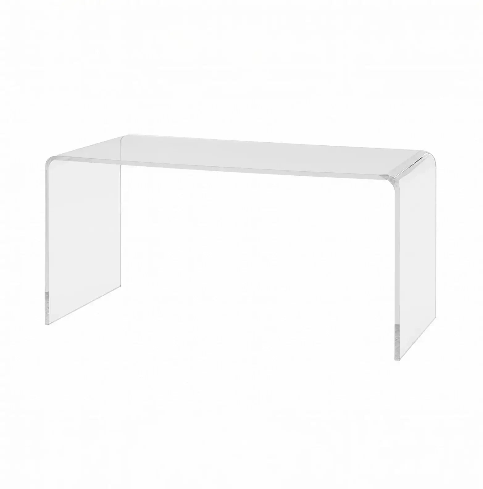 Clear Acrylic Waterfall Vanity Table