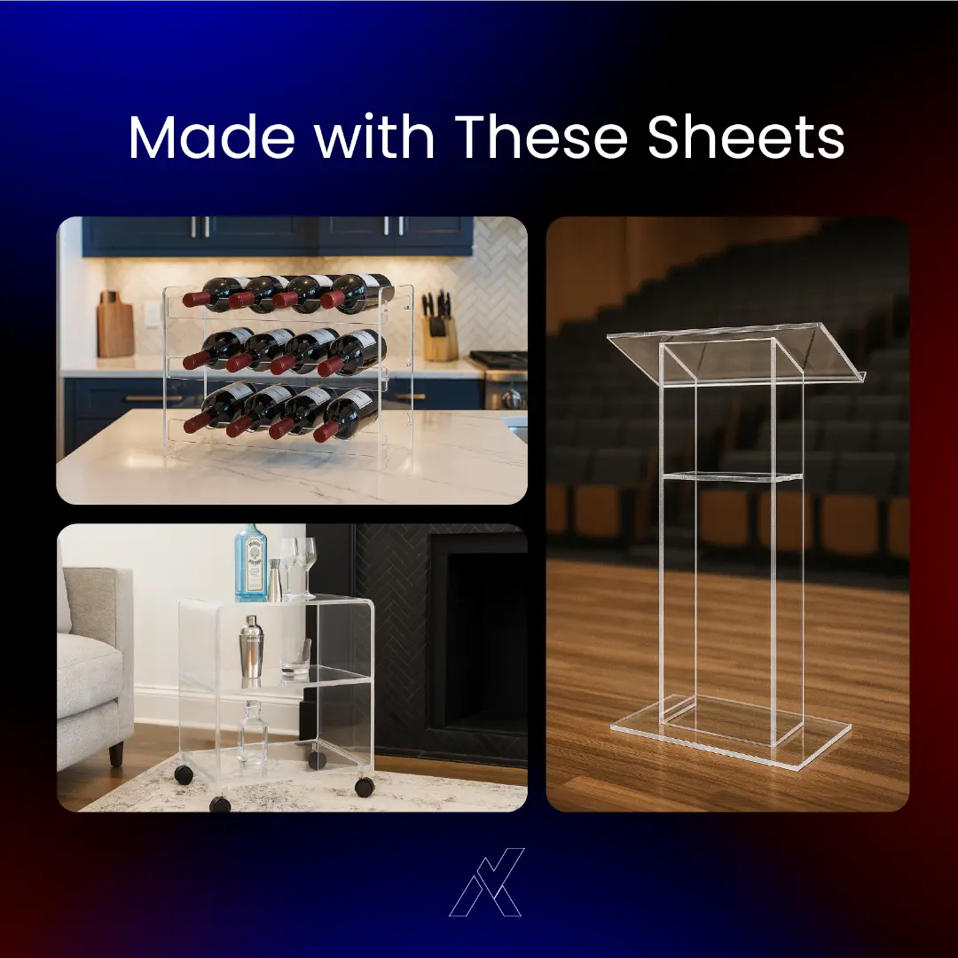 Clear Acrylic Sheets – Premium Transparent Panels