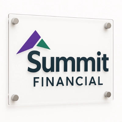 Clear Acrylic Signs for Modern and Professional Branding South Florida Acrylics