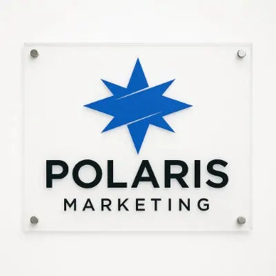 Clear Acrylic Signs for Modern and Professional Branding