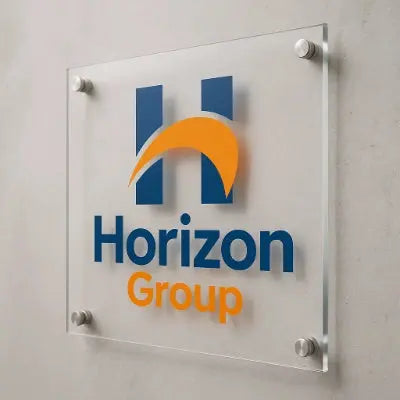 Clear Acrylic Signs for Modern and Professional Branding