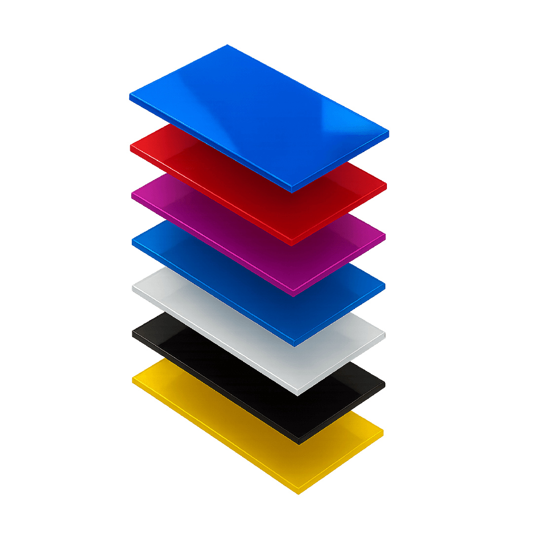 Colored Acrylic Sheet – Vibrant Premium Material South Florida Acrylics