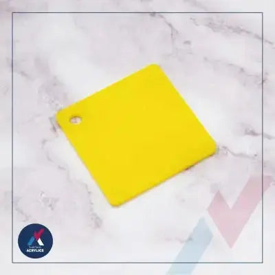 Colored Acrylic Sheet – Vibrant Premium Material Yellow 2037