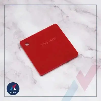 Colored Acrylic Sheet – Vibrant Premium Material Red 2157
