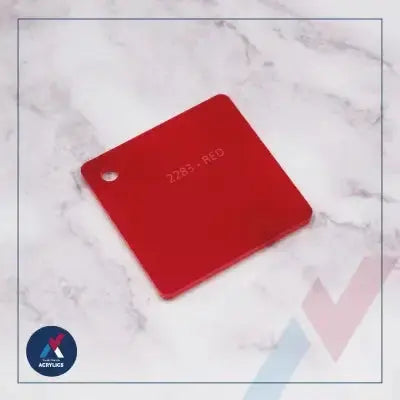 Colored Acrylic Sheet – Vibrant Premium Material Red 2283