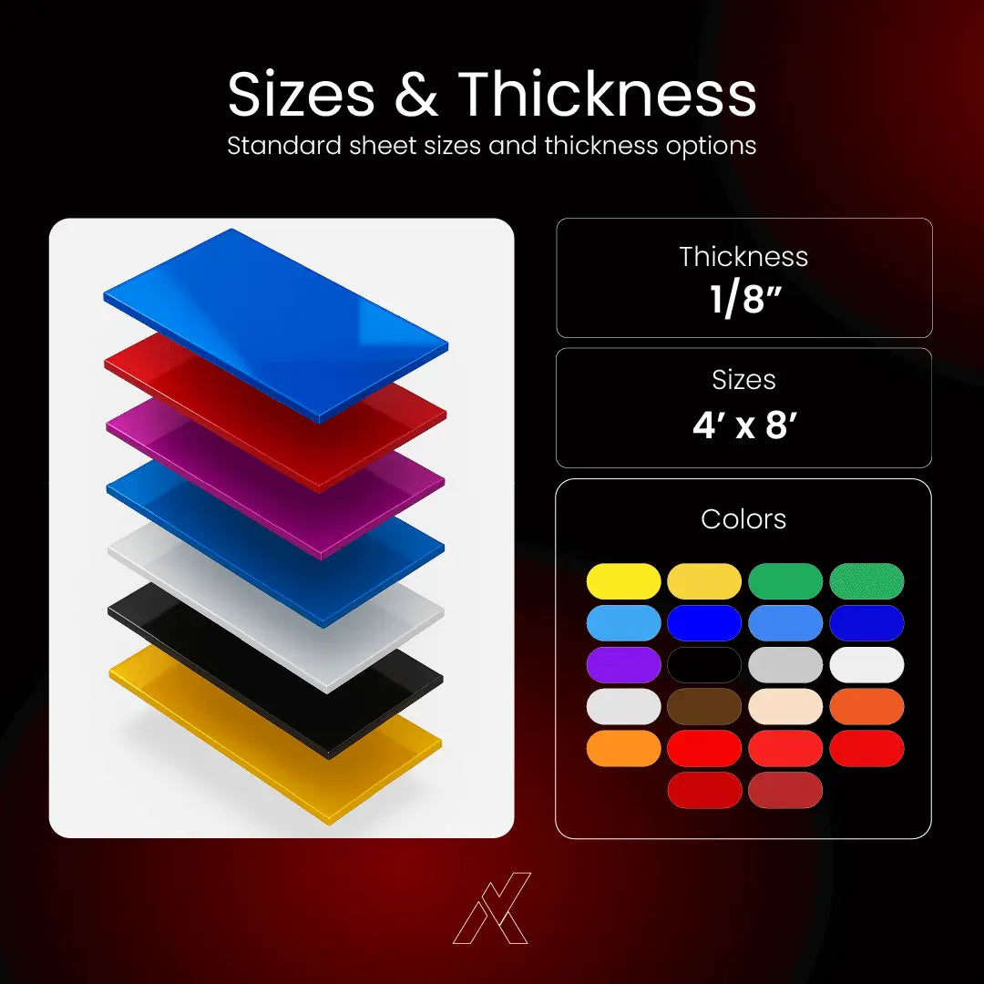 Colored Acrylic Sheet – Vibrant Premium Material