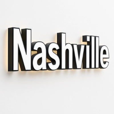 Face & Back-Lit Channel Letters for High-Impact Dual Illumination South Florida Acrylics