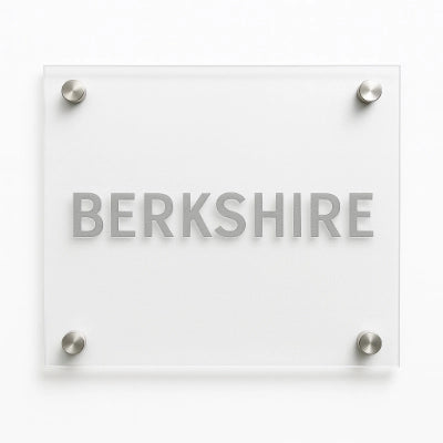 Frosted Acrylic Signs – Privacy Panels with Elegant Light Diffusion South Florida Acrylics