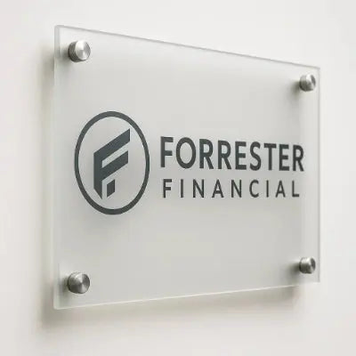 Frosted Acrylic Signs – Privacy Panels with Elegant Light Diffusion