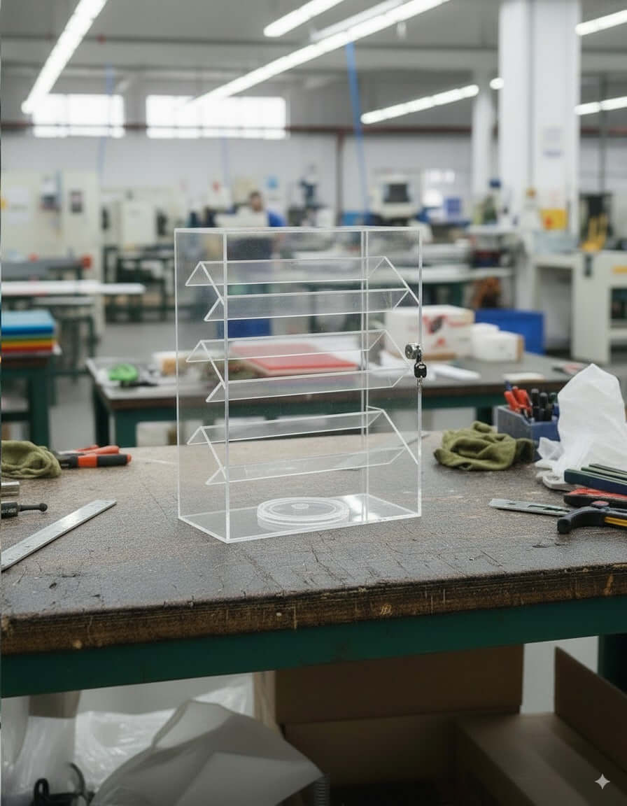 Countertop Display Case with Base South Florida Acrylics