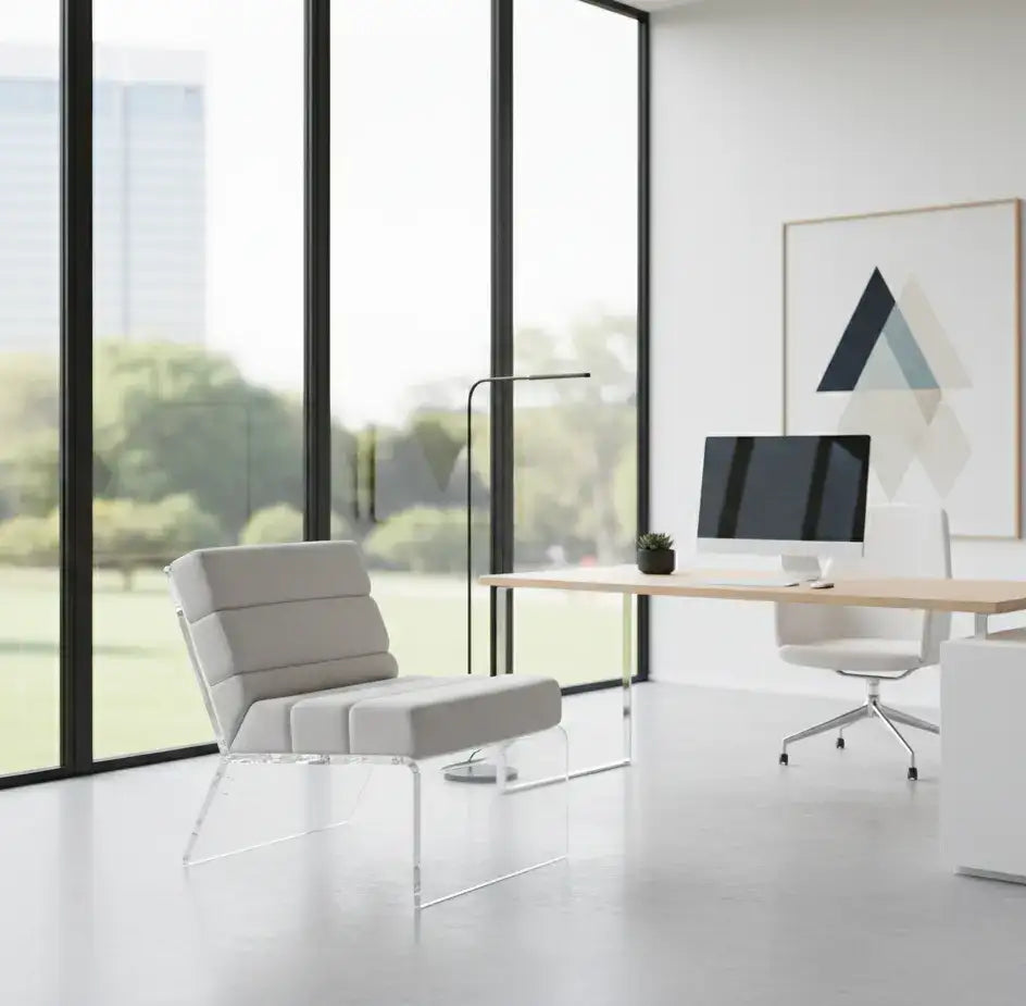 Modern Acrylic Lounge Chair – Luxe Designs