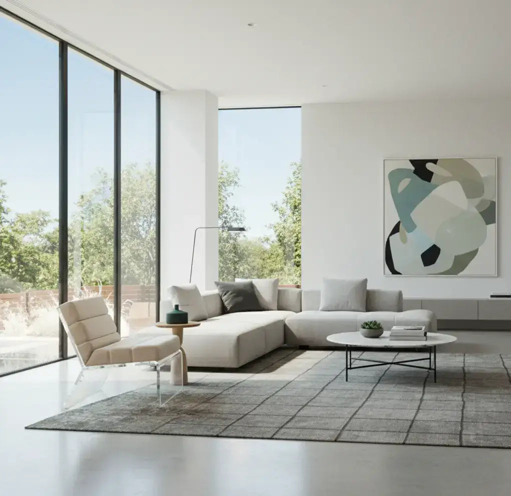 Modern Acrylic Lounge Chair – Luxe Designs