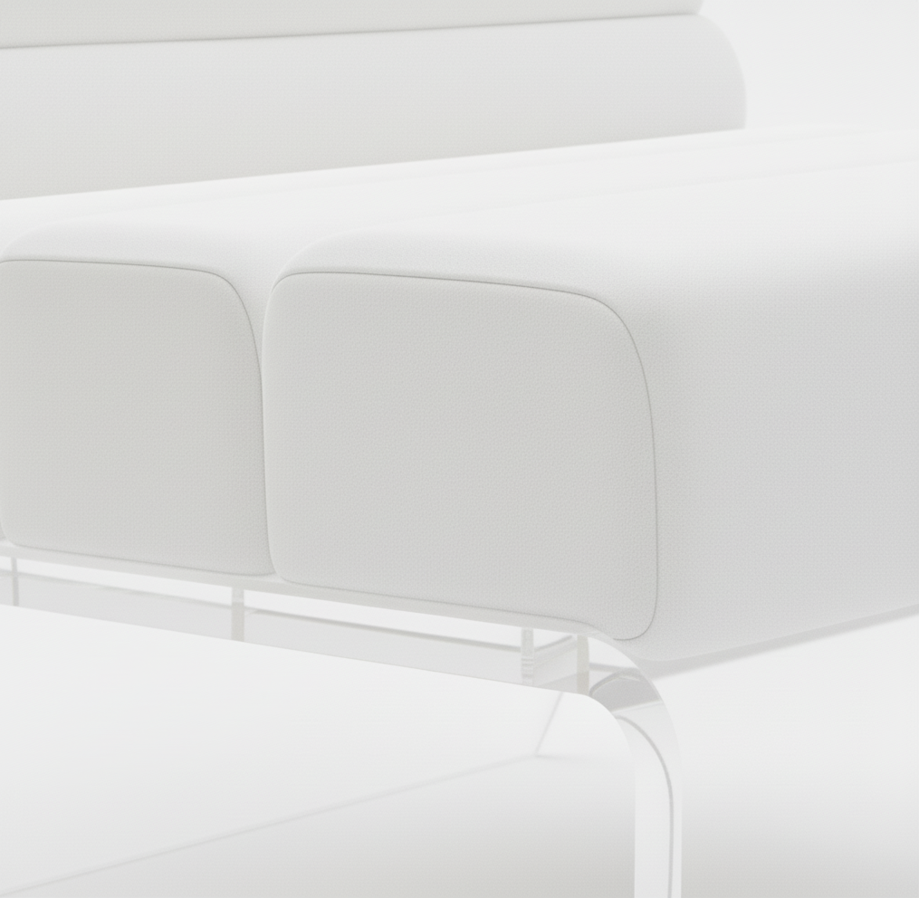 Modern Acrylic Lounge Chair