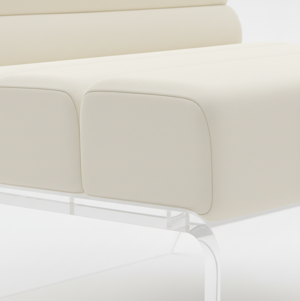 Modern Acrylic Lounge Chair