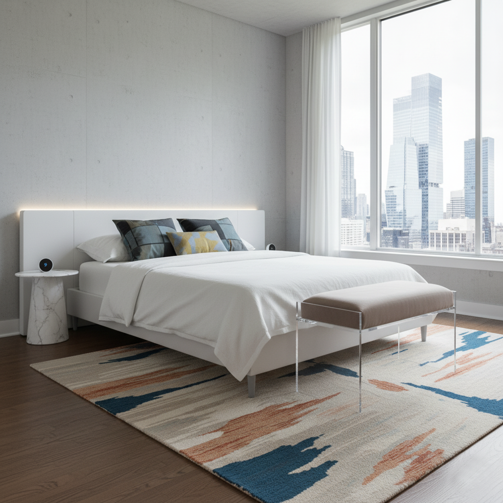 Modern Clear Acrylic Bench – Luxe Seating South Florida Acrylics