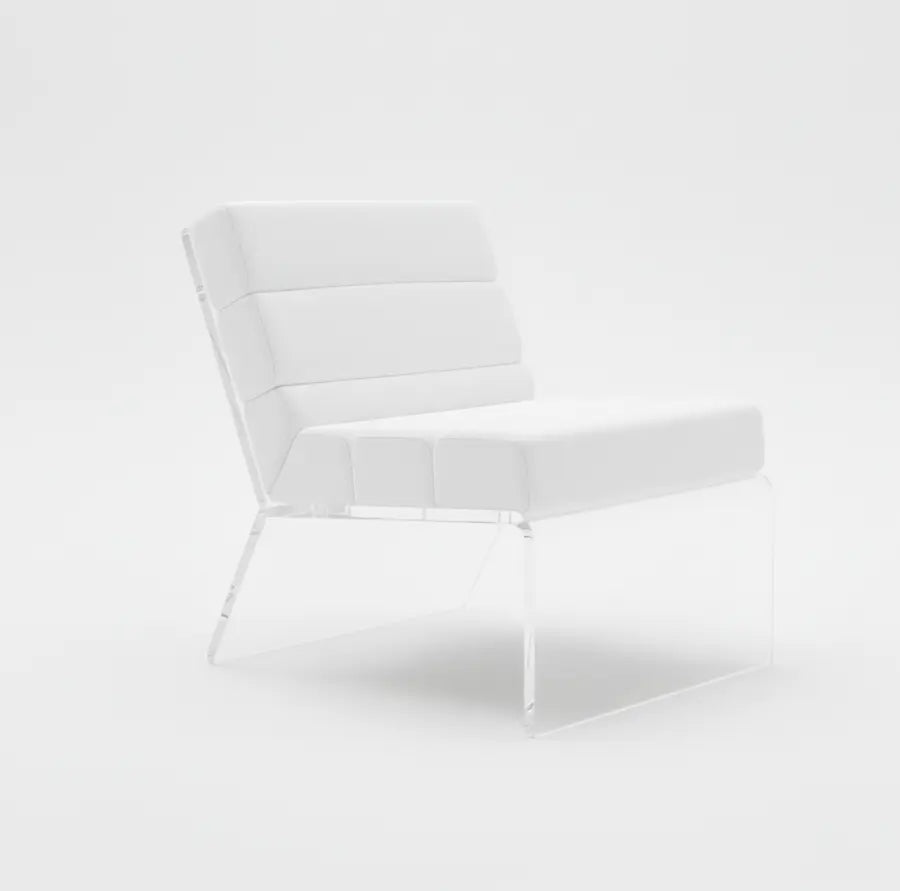 Modern Acrylic Lounge Chair – Luxe Designs