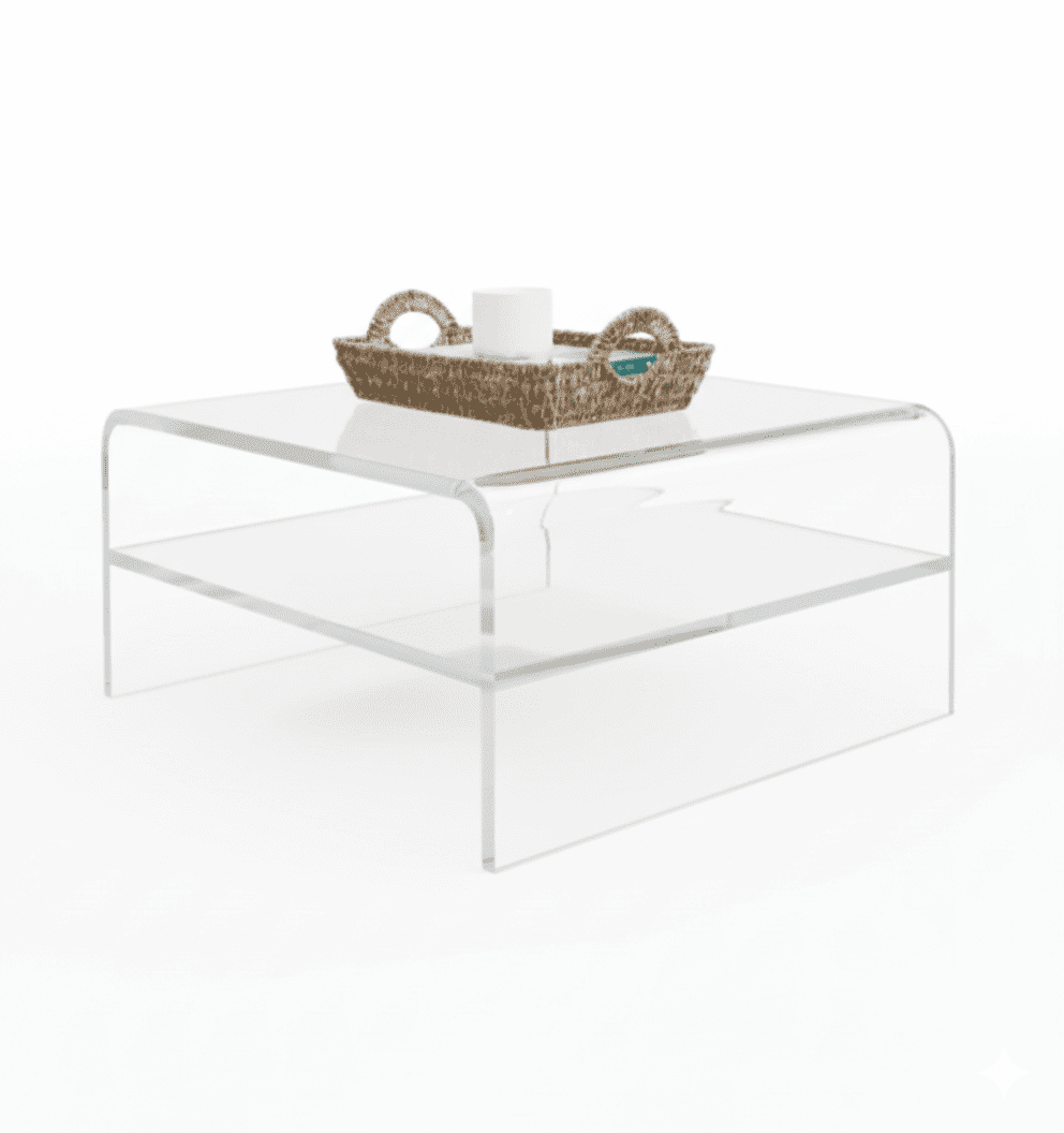 Minimalist Acrylic Coffee Table